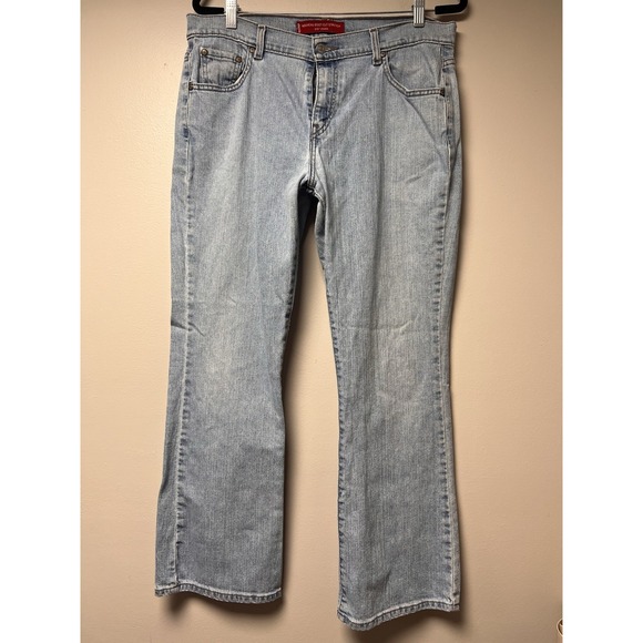 Levi‎ 515 Nouveau Boot Cut Women's Blue Jeans Size 14 - Picture 1 of 9